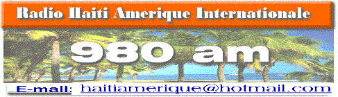 24 Hr. Radio Haiti Amerique Internationale.  La radio de la communaute Haitienne de la Floride