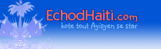 Echo d'Haiti: Kote tout  ayisyen se star.   The intent of the web site is not political, but artistic and cultural. We hope to showcase Haitian talents of the past, present and future.  EchodHaiti.com is a website promoting Haitian culture in the United States of America. The site does not focus on political issues, but rather on culture, people, and history.    